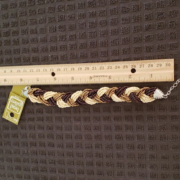 Bracelets glass beads set of 2 New - Picture 4 of 9